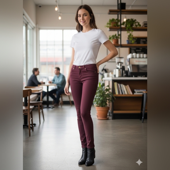 Michael Kors Maroon Trousers - Picture 10 of 17